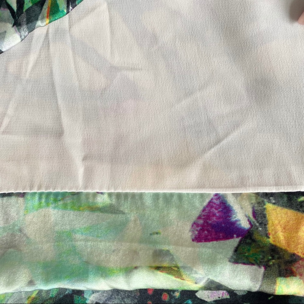 Carlos Miele Silk Abstract Single Shoulder SZ 44 - Picture 6 of 9